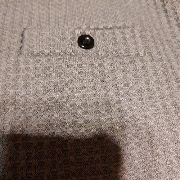 ◾🎱◾NWOT Men's Steel Smoke Charcoal Grey Waffle Knit Tee Shirt T-Shirt - 2XL - Picture 8 of 15